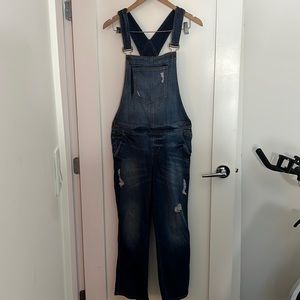 GUESS denim overalls